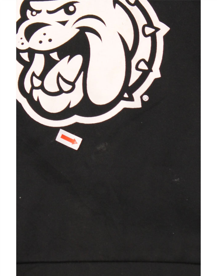 Мужской джемпер с капюшоном NIKE Dri Fit с рисунком, большой черный, полиэстер