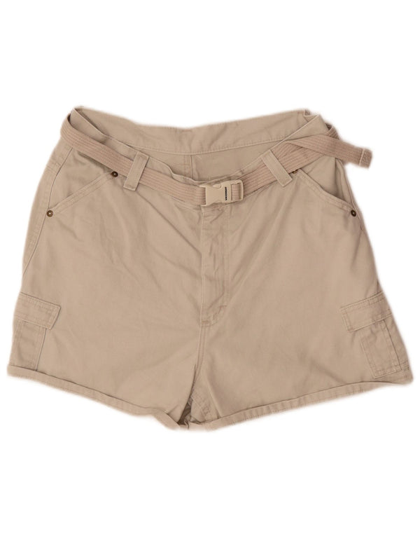 Женские шорты карго Lee W32 большие бежевые