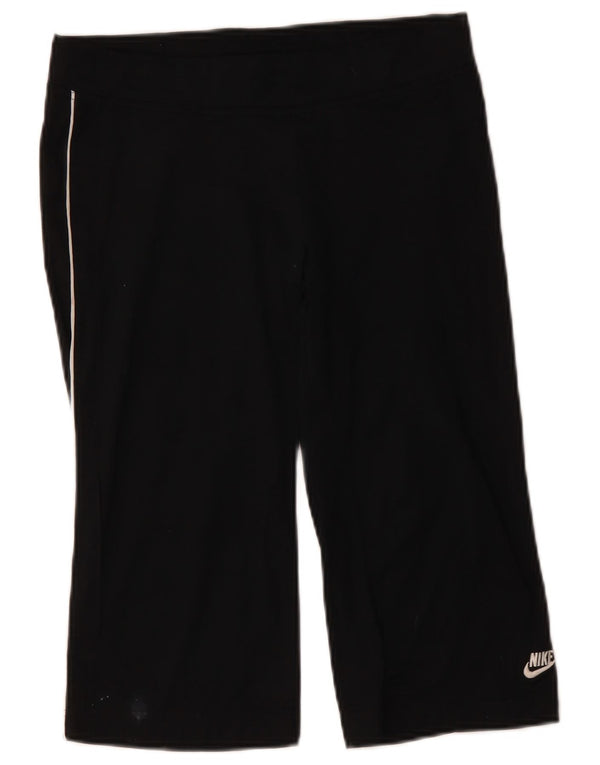 Nike Womens Bermuda Sport Shorts US 4/6 Small  Black Polyester