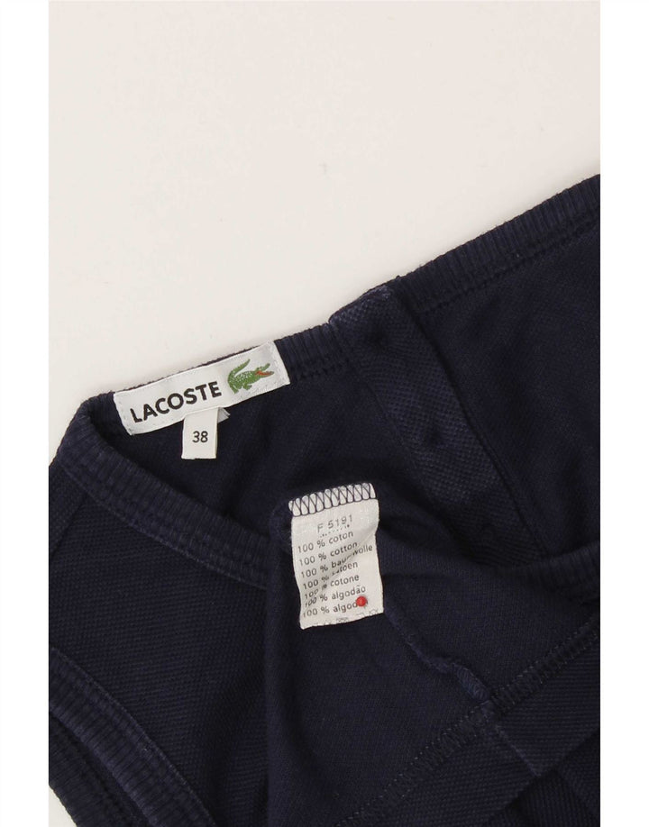 Lacoste Женский жилет, размер 38, средний, темно-синий, хлопок