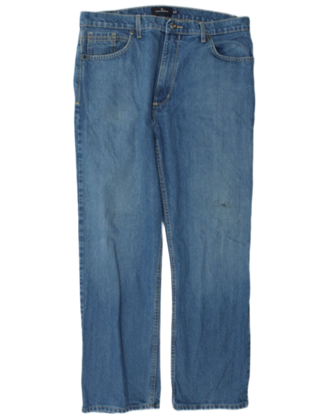 Мужские прямые джинсы Marks & Spencer Blue Harbour W36 L31, синий хлопок
