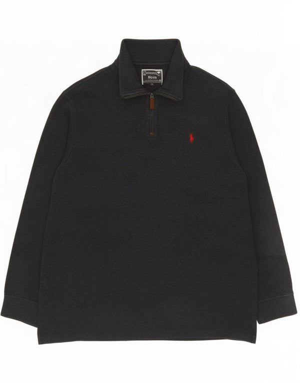 Мужской свитшот с воротником на молнии Polo Ralph Lauren XL, серый хлопок