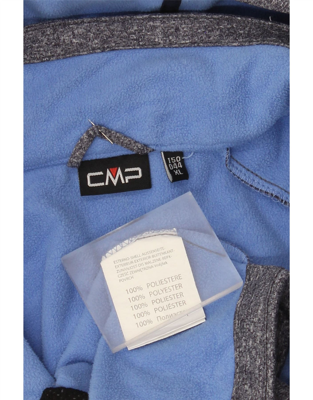 Женская ветровка CMP с капюшоном UK 18 XL, синяя крапинка из полиэстера