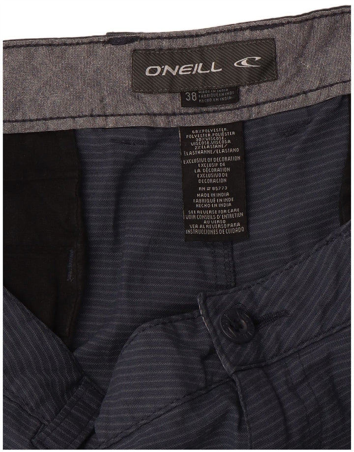 Мужские шорты чинос O'Neill W38 XL темно-синие в тонкую полоску из полиэстера
