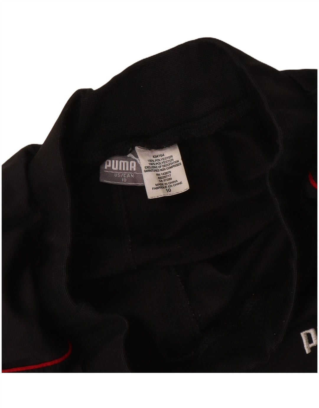 Спортивный костюм PUMA для мальчиков, брюки для бега, 9–10 лет, черный полиэстер