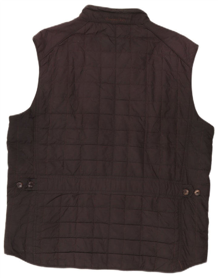 Мужской утепленный жилет Massimo Dutti UK 44 2XL, черный