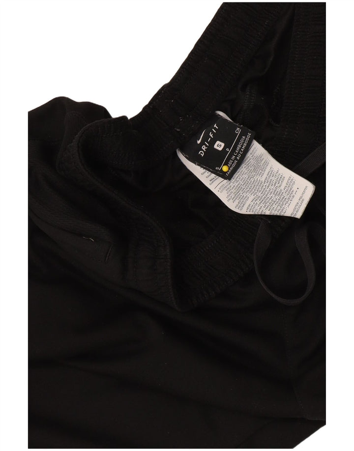 Женские спортивные брюки Nike Dri Fit с графическим рисунком UK 8, маленькие черные полиэстер