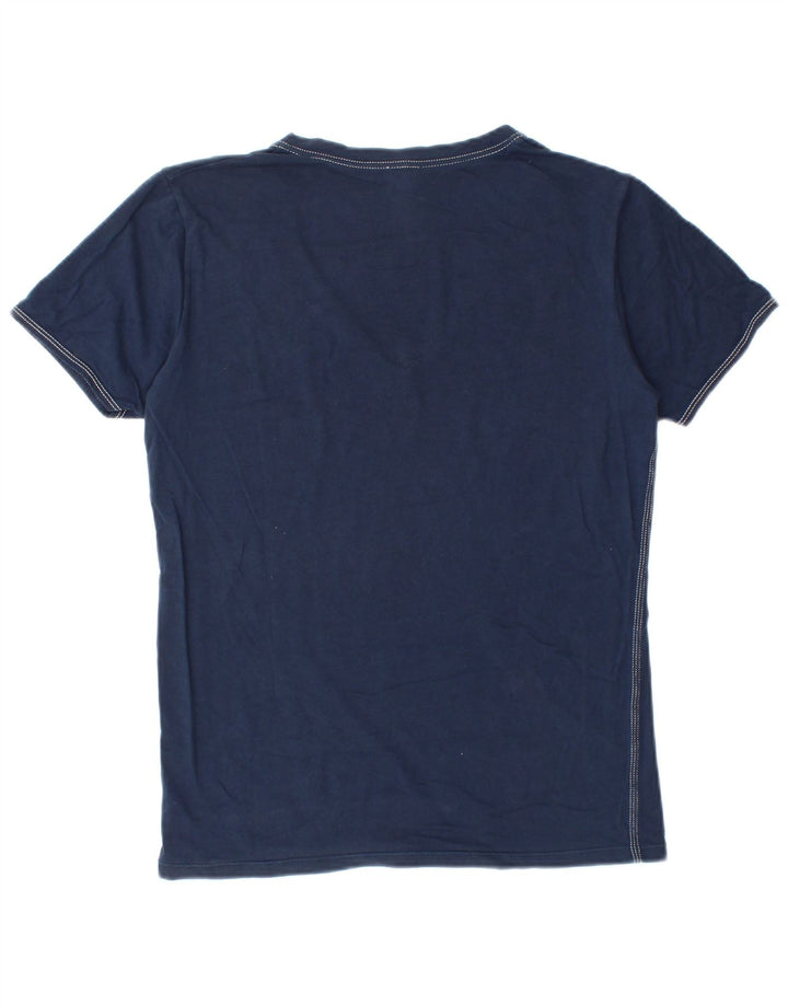 Мужская футболка Diesel Top Small Темно-синяя, хлопок