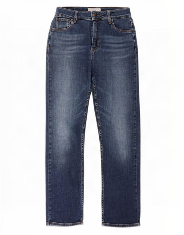 Женские прямые джинсы Fat Face Newham UK 8, маленькие W26 L26, синие