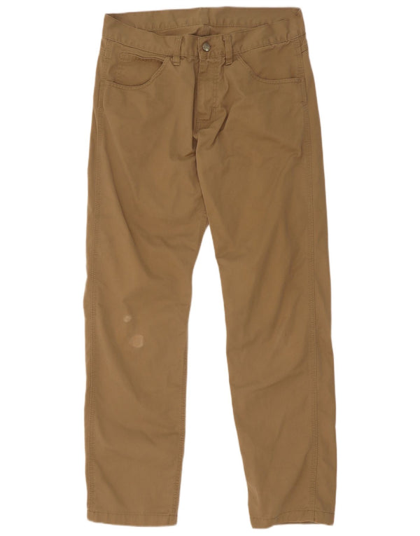 Мужские прямые повседневные брюки Carhartt W32 L32 коричневые из полиэстера