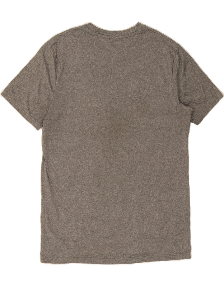 EDDIE BAUER Mens T-Shirt Top Large Grey Flecked Polyester Vintage Eddie Bauer and Second-Hand Eddie Bauer from Messina Hembry 