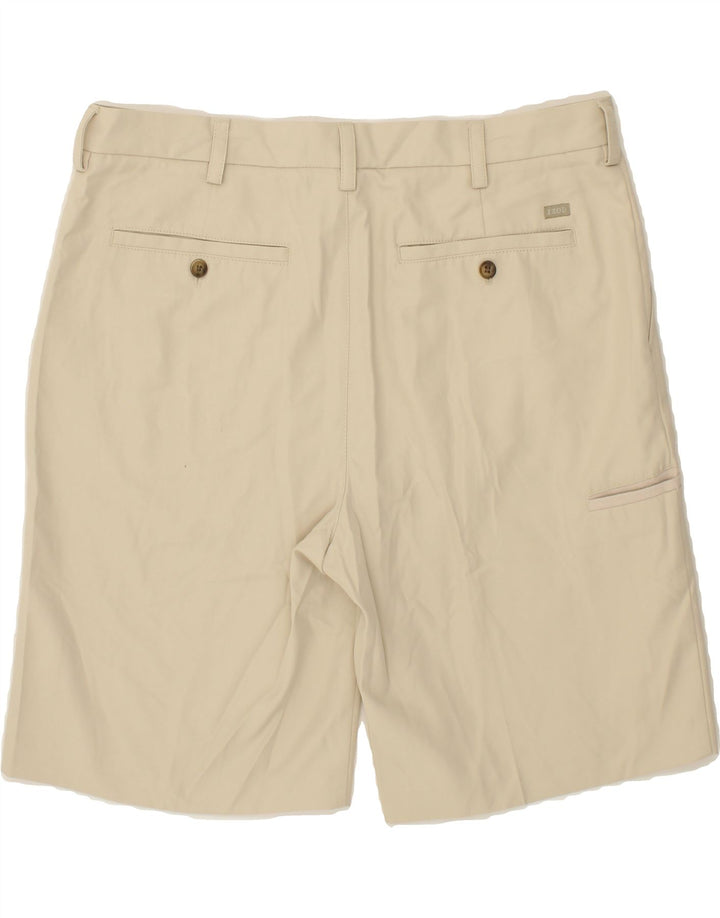 IZOD Mens Cargo Shorts W38 XL Beige Polyester Vintage Izod and Second-Hand Izod from Messina Hembry 