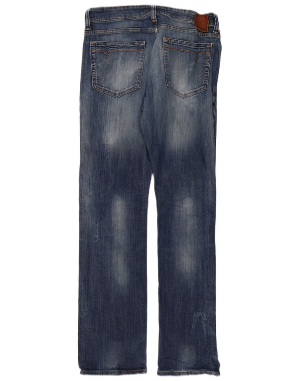 CALVIN KLEIN Женские прямые джинсы Jamie W32 L33 синие