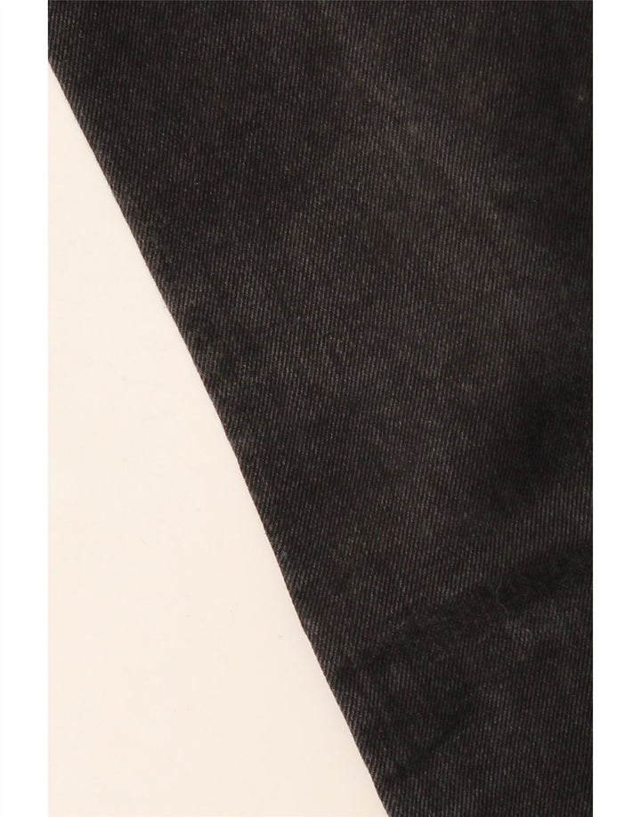 Женские прямые джинсы GUESS с высокой посадкой W26 L26, черные