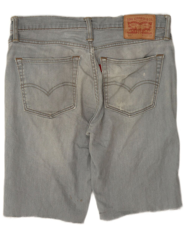 Мужские джинсовые шорты Levi's 511 Slim Fit W31, средний синий, хлопок