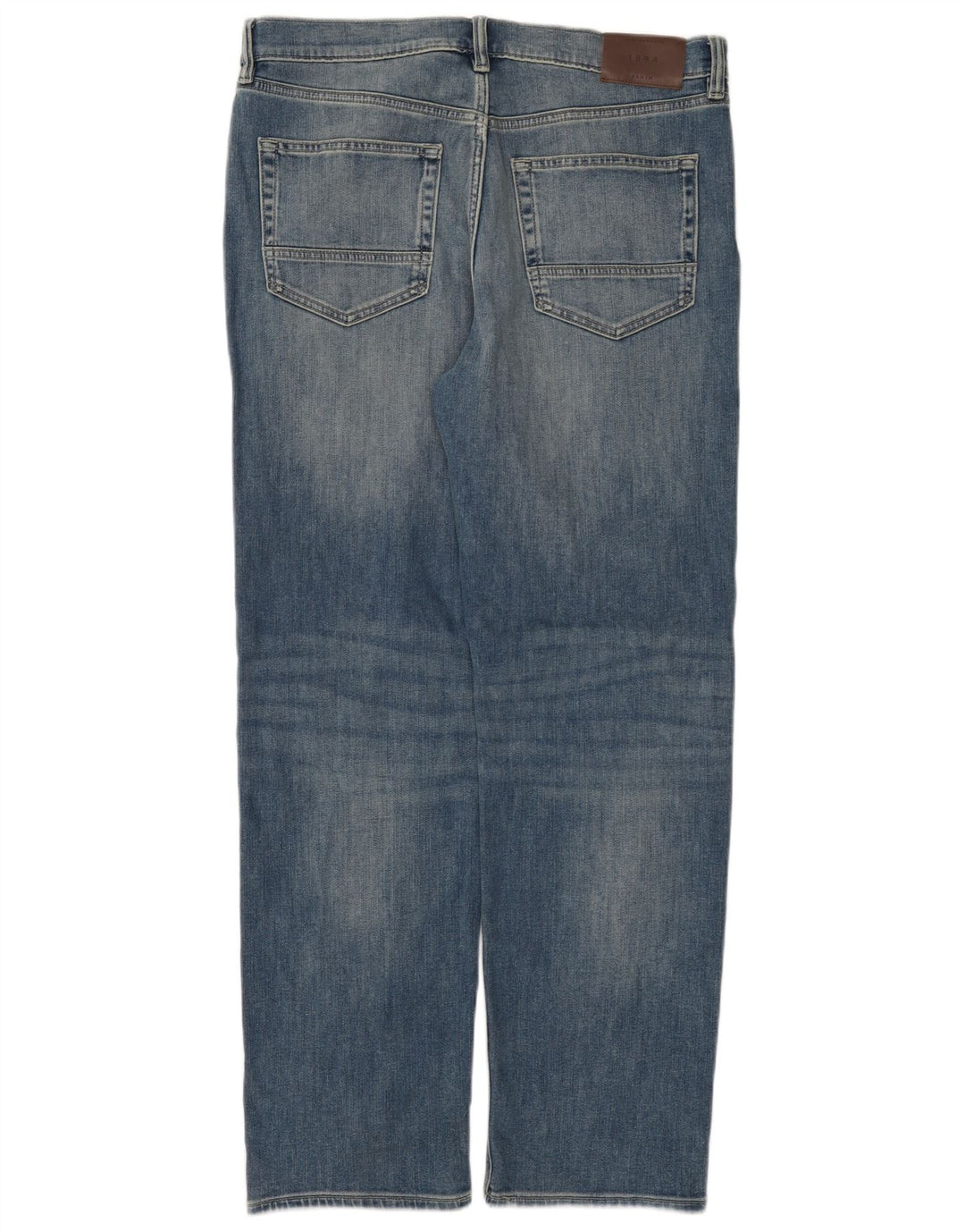 Мужские прямые джинсы Marks & Spencer W34 L31 синие, хлопок