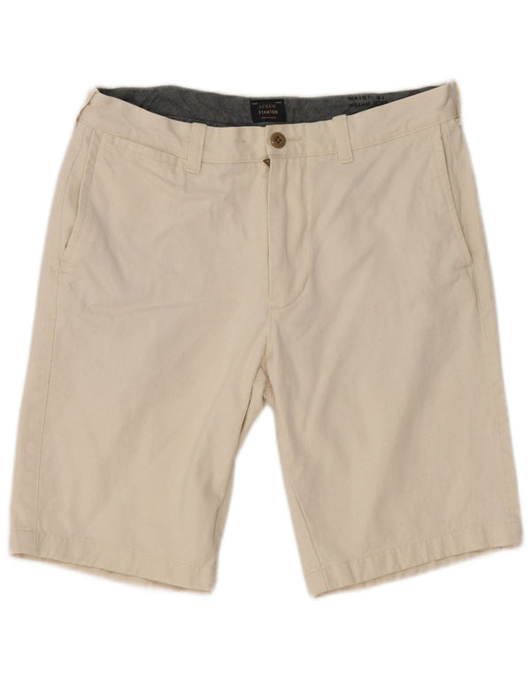 Мужские шорты чинос J. Crew Stanton W31, средний цвет, белый хлопок, хлопок
