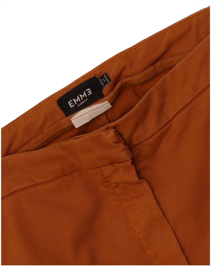 Женские брюки чиносы Marella EMME Bootcut W30 L26 Оранжевые