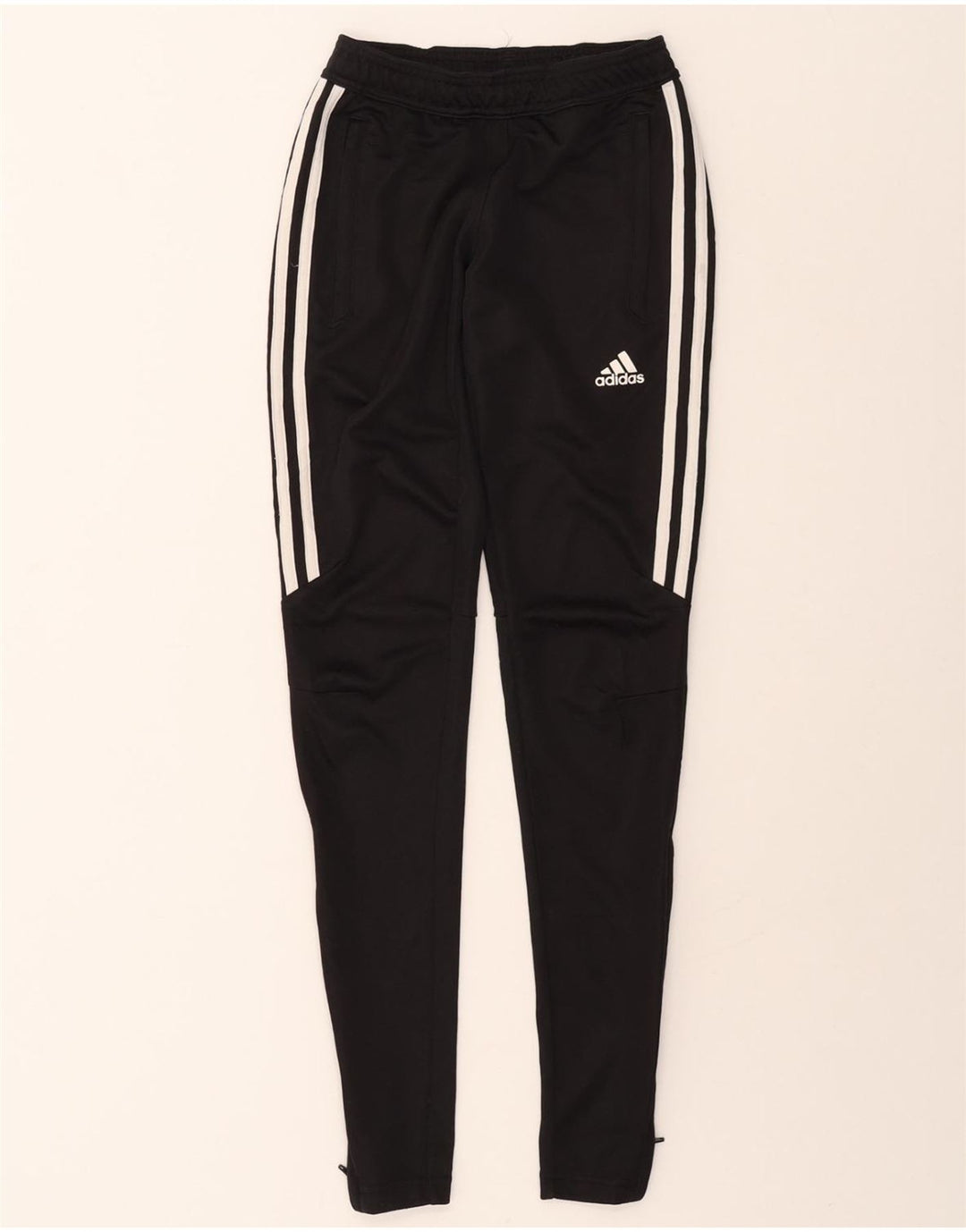 ADIDAS Womens Climacool Tracksuit Trousers UK 0/2 2XS Black Polyester Vintage Adidas and Second-Hand Adidas from Messina Hembry 