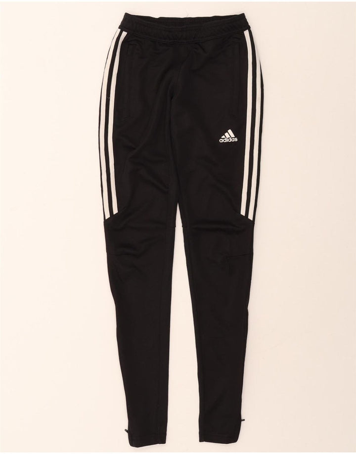 ADIDAS Womens Climacool Tracksuit Trousers UK 0/2 2XS Black Polyester Vintage Adidas and Second-Hand Adidas from Messina Hembry 