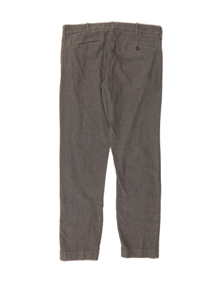J. CREW Womens Flex Slim Chino Trousers W33 L32 Grey Cotton Vintage J. Crew and Second-Hand J. Crew from Messina Hembry 