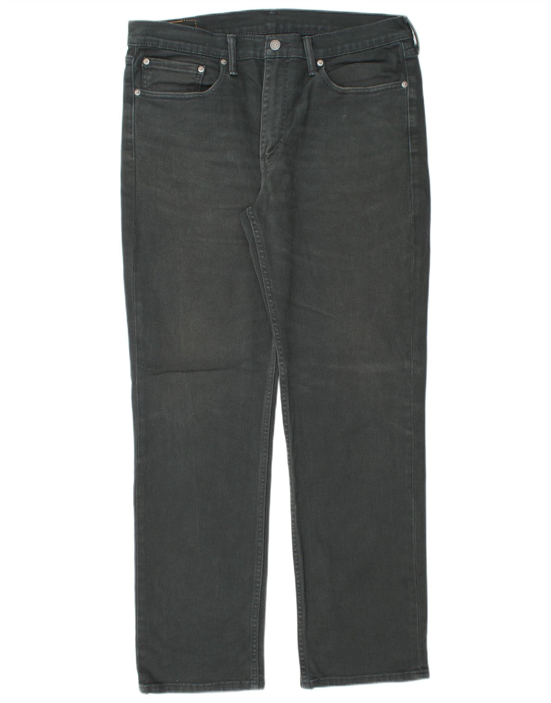 Мужские прямые джинсы LEVI'S 514 W36 L32, черный хлопок