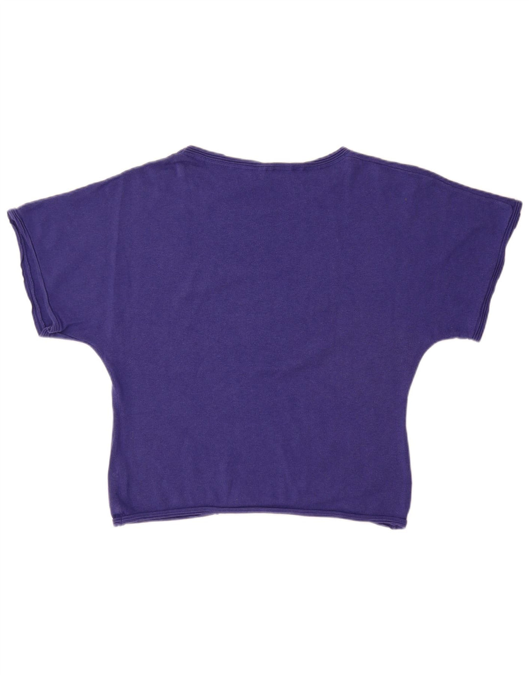 Женский джемпер с коротким рукавом FAT FACE с вырезом «лодочка», Великобритания, 16, большой фиолетовый