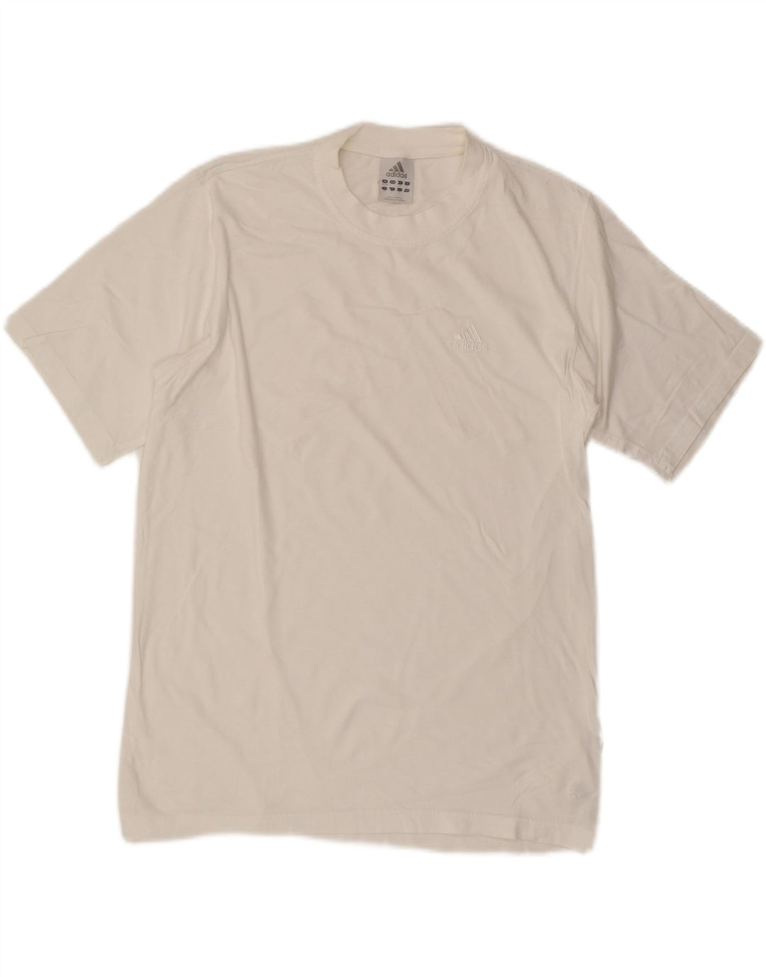 ADIDAS Mens T-Shirt Top UK 38/40 Medium White