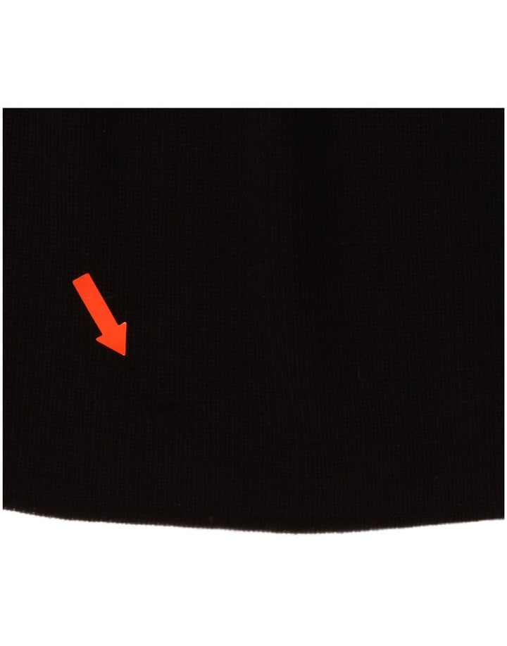 ARMANI JEANS Мужской джемпер с высоким воротником, средний черный шерстяной свитер