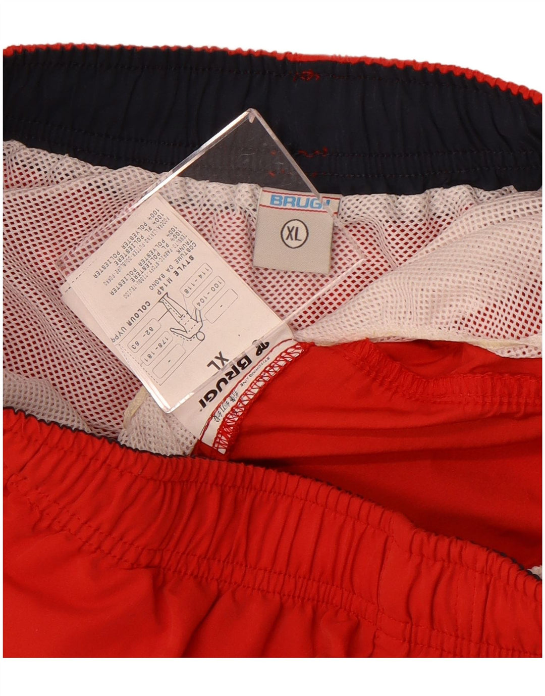 Мужские шорты для плавания Brugi XL, красный полиэстер