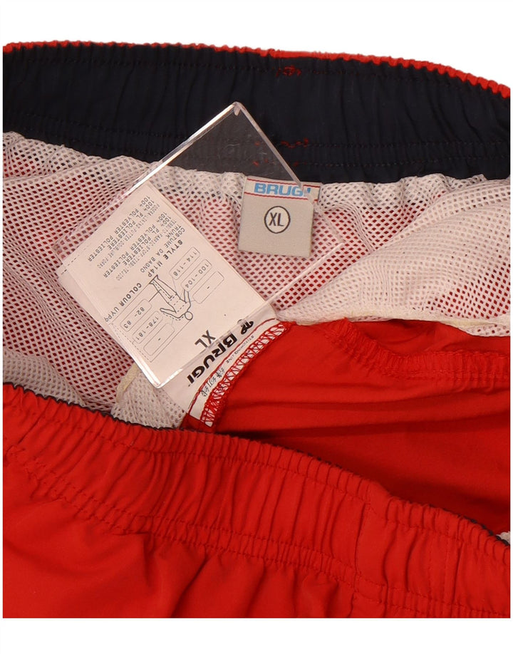 Мужские шорты для плавания Brugi XL, красный полиэстер
