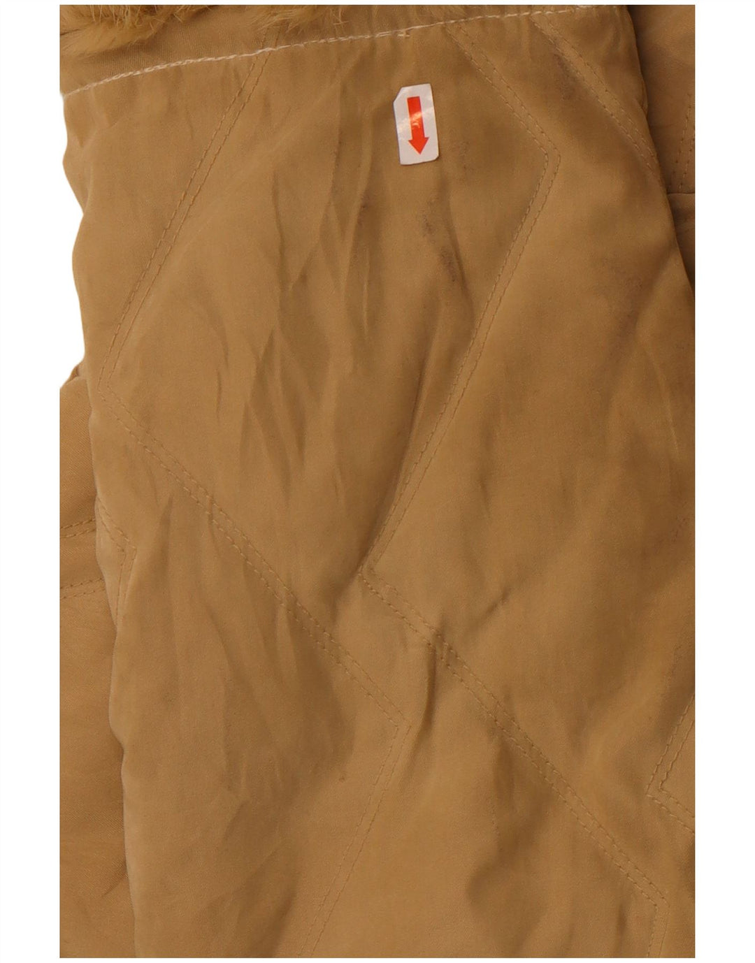 Женская утепленная куртка свободного кроя Parisport IT 44 Средний Бежевый Полиамид