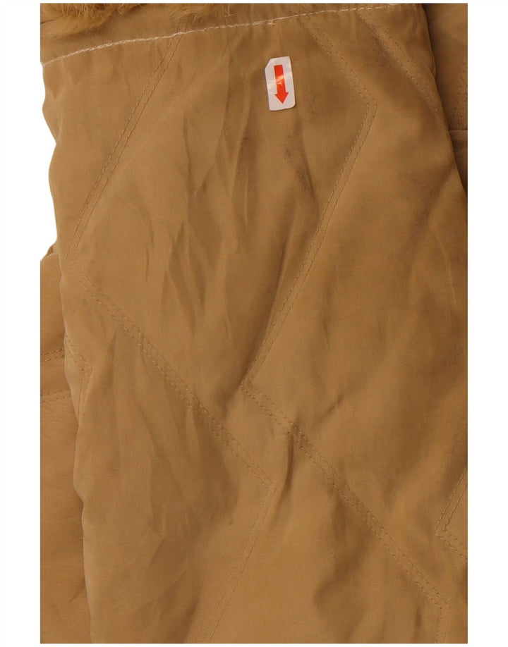 Женская утепленная куртка свободного кроя Parisport IT 44 Средний Бежевый Полиамид