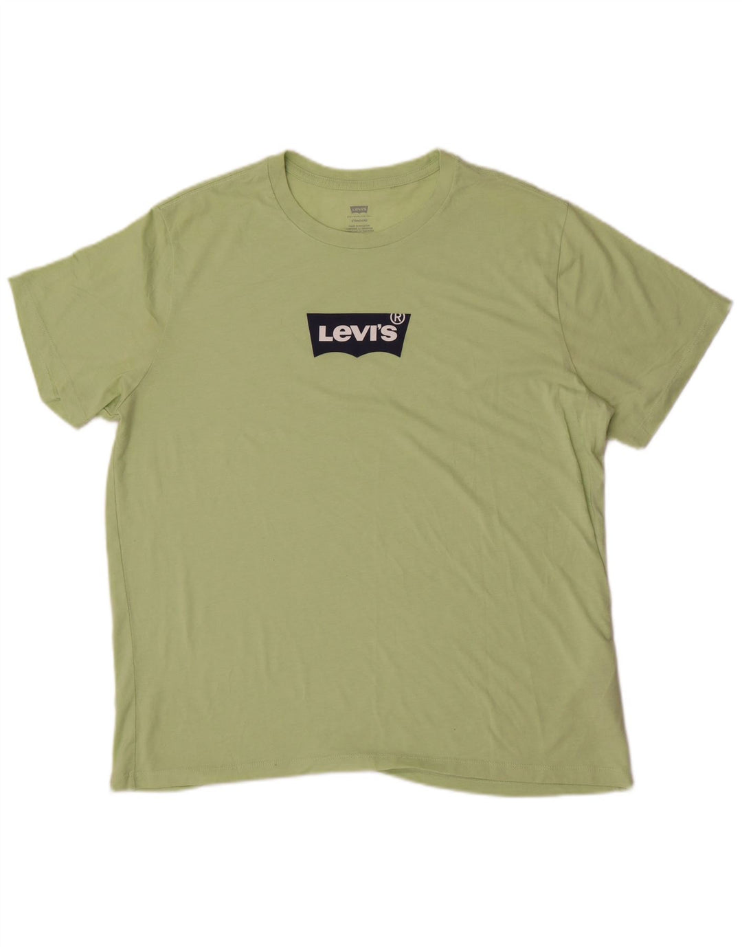 Мужская футболка Levi's Standard с рисунком, верх XL, зеленый полиэстер