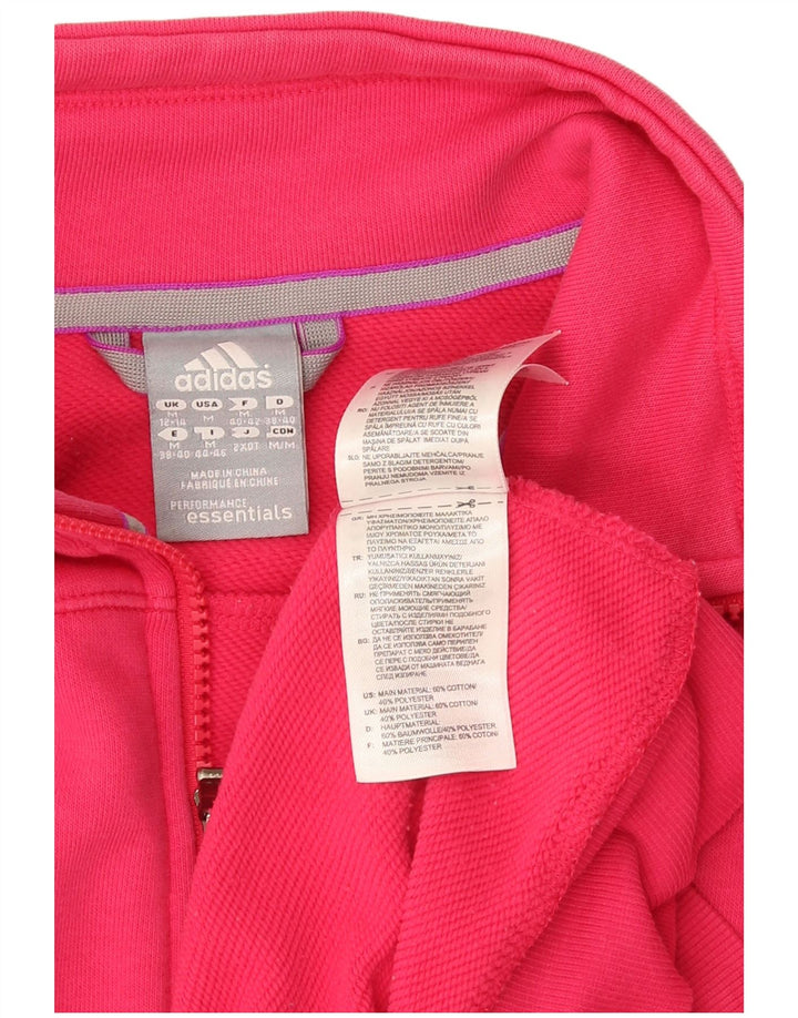 Женский спортивный костюм Adidas Top Jacket UK 12/14 Средний розовый хлопок