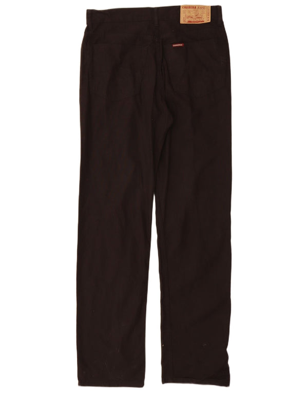 Carrera Мужские прямые повседневные брюки IT 48 Medium W33 L33 Черный хлопок