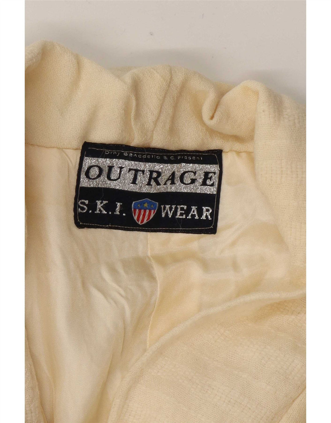 Женский лыжный пиджак Outrage UK 14, средний цвет с белыми цветными блоками