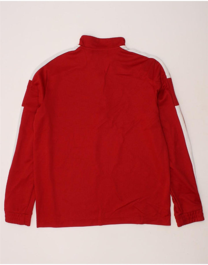 ADIDAS Boys Aeroready Graphic Pullover Tracksuit Top 11-12 Years Red Vintage Adidas and Second-Hand Adidas from Messina Hembry 