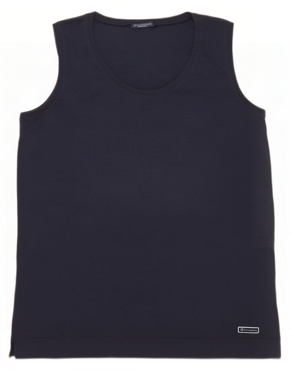 Champion Mens Vest Top XL Navy Blue Cotton