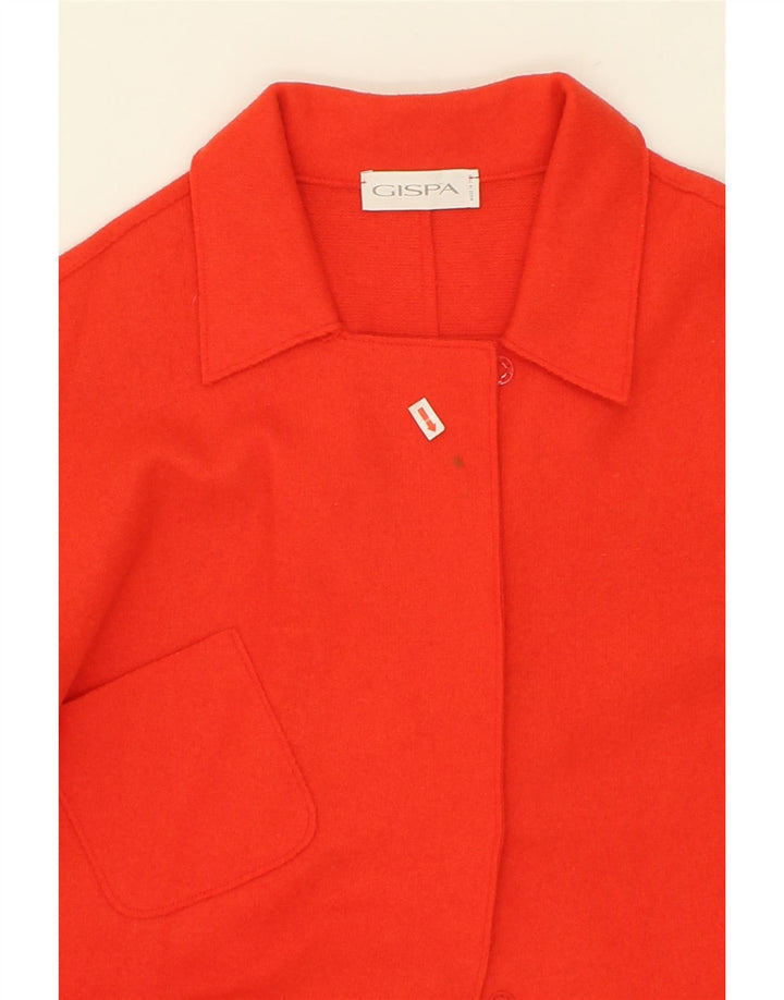GISPA Womens Oversized Overcoat UK 12 Medium  Red Vintage Gispa and Second-Hand Gispa from Messina Hembry 