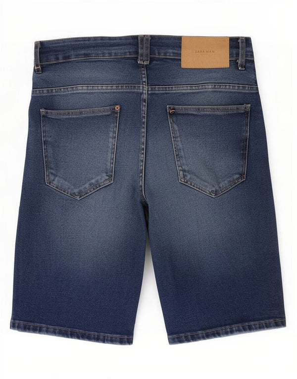Мужские джинсовые шорты Zara EU 40 Medium W31 Синие, хлопок