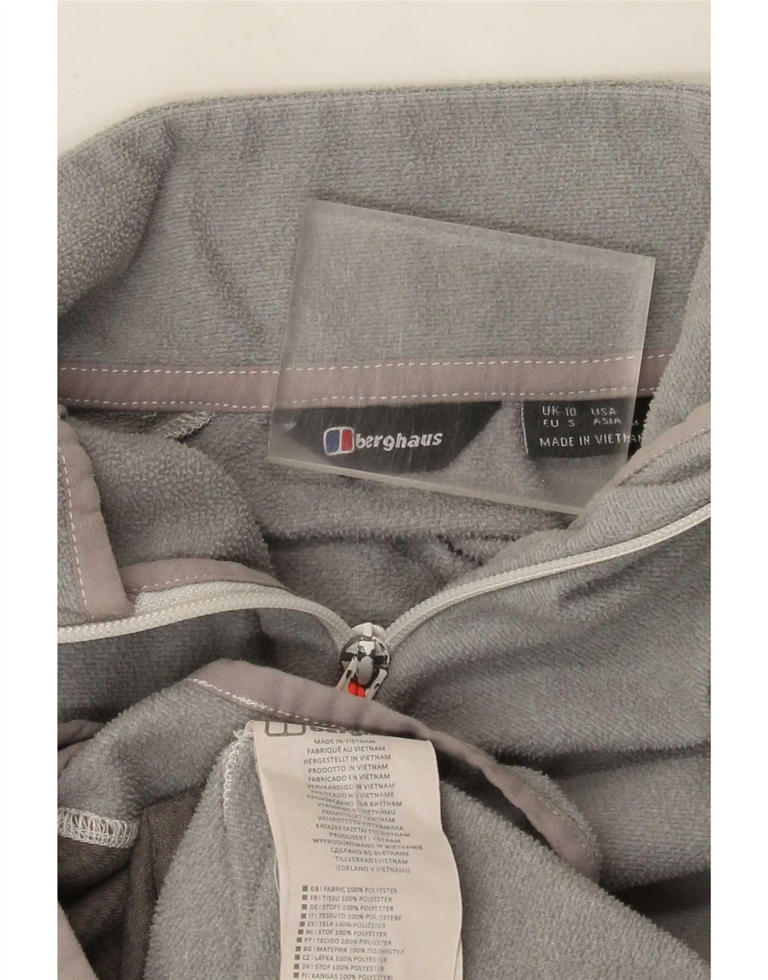 Женская флисовая куртка Berghaus UK 10, маленький серый полиэстер