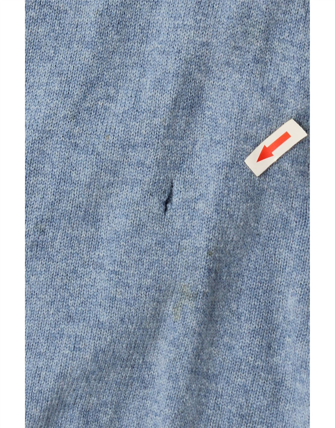 Мужской джемпер с v-образным вырезом Mark & Spencer Blue Harbour, большой синий в крапинку