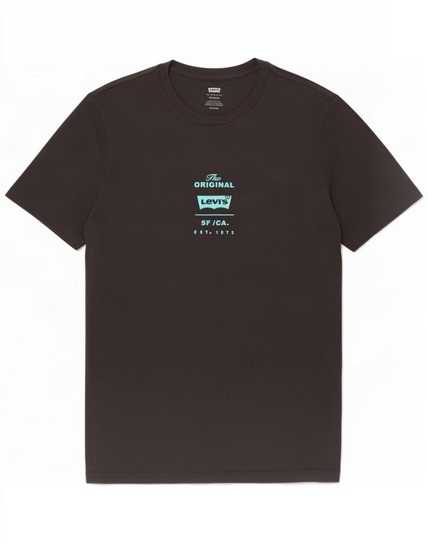 Женская футболка с рисунком Levi's Top UK 6 XS, черный хлопок
