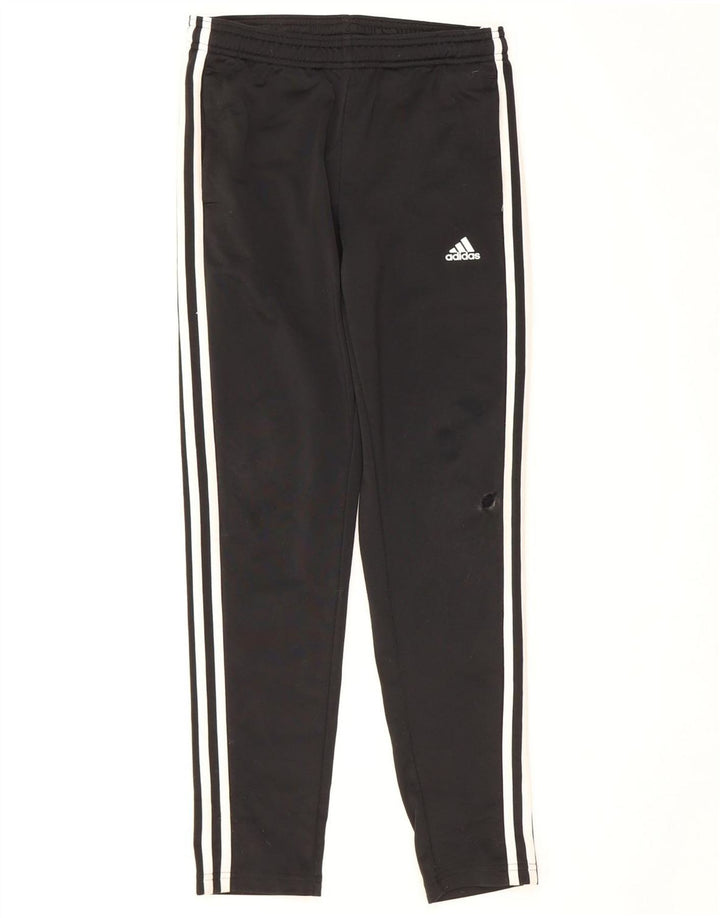 Спортивные брюки Adidas для мальчиков 11-12 лет, черный полиэстер