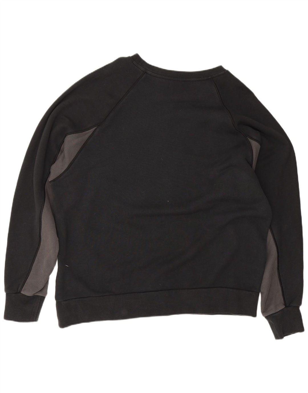 Мужской свитшот с рисунком Nike Jumper XL, черный, хлопок с цветными блоками