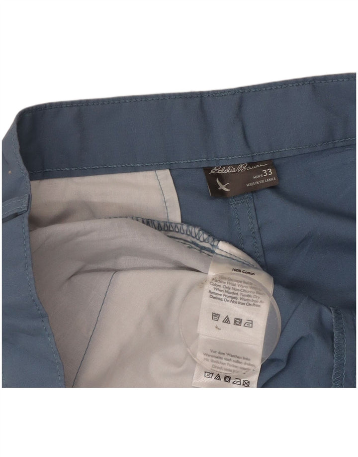 Мужские шорты чинос Eddie Bauer W33, средний синий хлопок