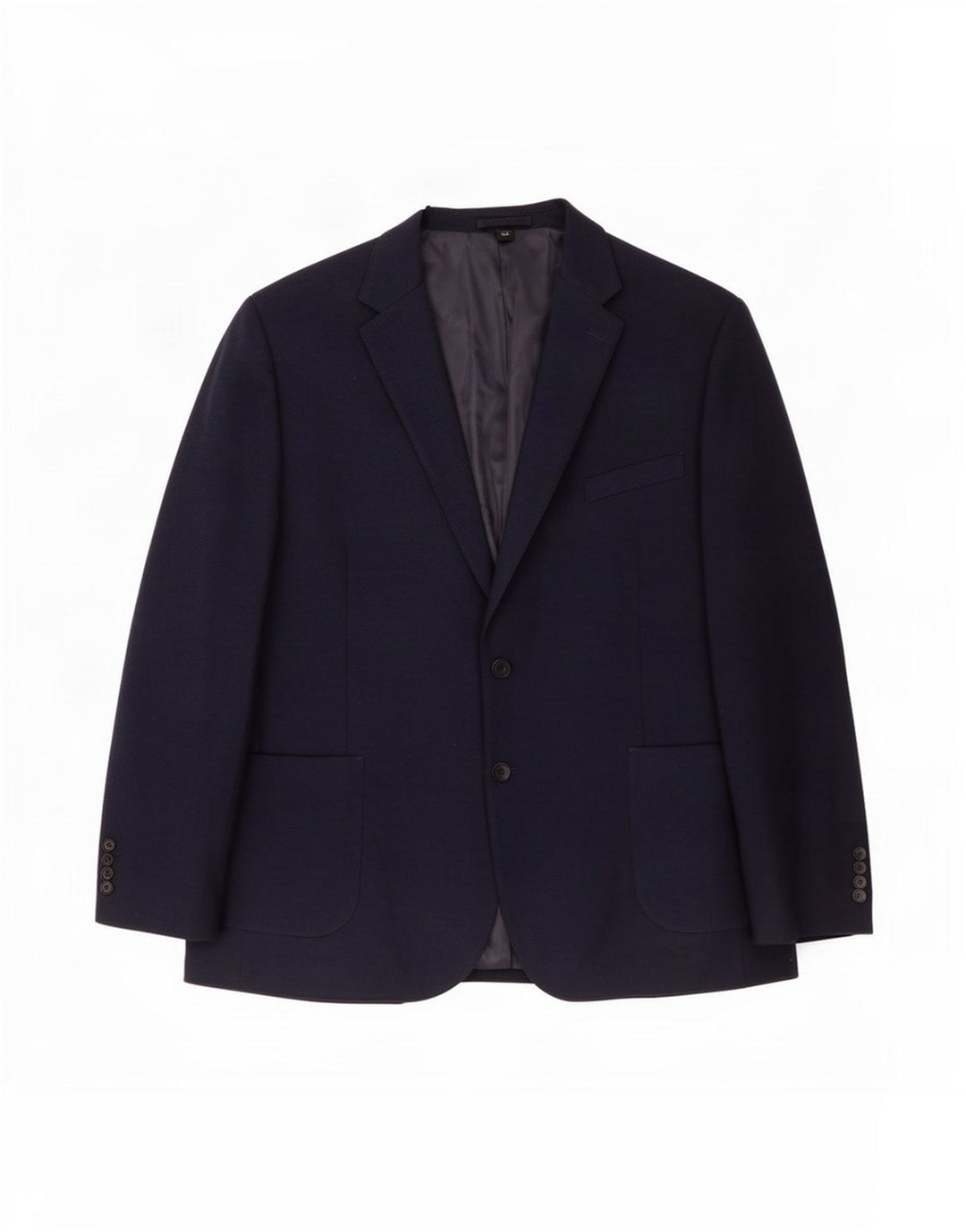 Мужской пиджак с 2 пуговицами Marks & Spencer UK 50 5XL темно-синий из полиамида