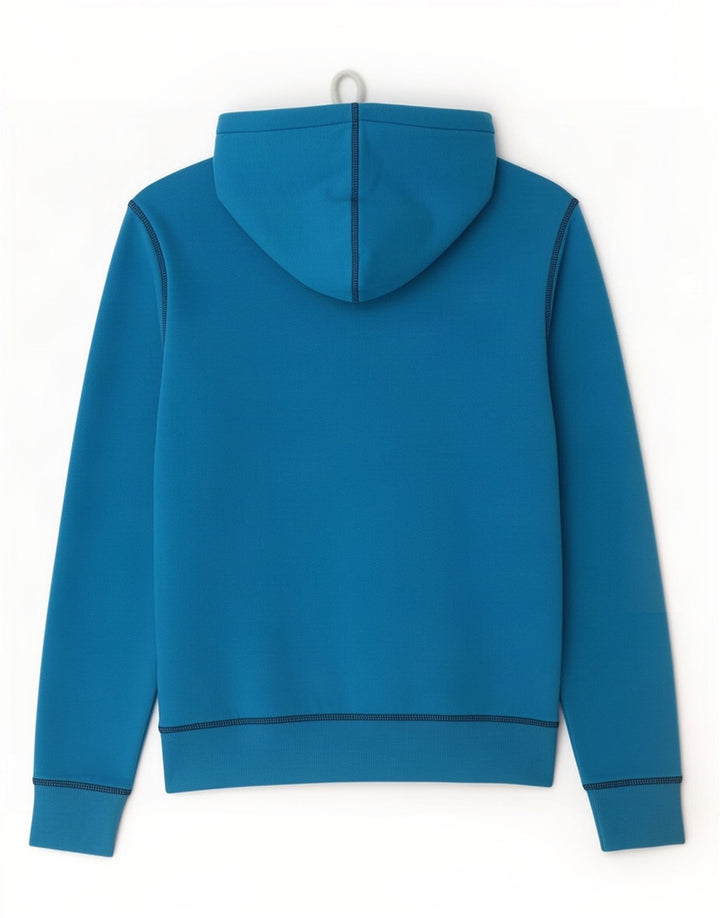 Мужской джемпер с капюшоном Jack & Jones с рисунком, средний синий