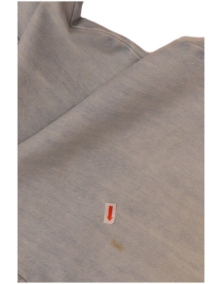 Женский джинсовый комбинезон оверсайз Zara UK 16, большой синий хлопок